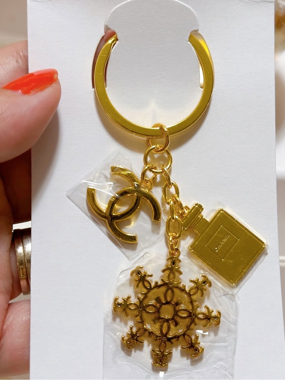 GWP keychain in box